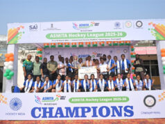मध्यप्रदेश ने अस्मिता वेस्ट जोन हॉकी लीग सब जूनियर बालिका वर्ग का खिताब अपने नाम किया, छत्तीसगढ़ दूसरे स्थान पर रही