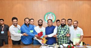 एनएचएम कर्मचारी संघ ने मुख्यमंत्री से की सौजन्य मुलाकात, लंबित मांगों के शीघ्र समाधान का दिया भरोसा