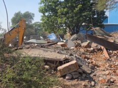 जिला प्रशासन द्वारा अतिक्रमण हटाने की गई कार्रवाई : ग्राम समोदा में हटाई गई अवैध कब्जा