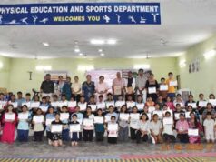 कमला कॉलेज में ग्रीष्मकालीन खेल प्रशिक्षण का शानदार समापन