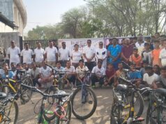 फिट इंडिया संडे ऑन साइकिल रैली आयोजित, खिलाड़ियों ने दिया फिटनेस का संदेश