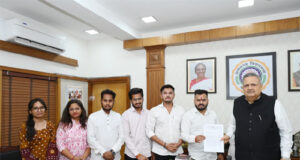 दिग्विजय कॉलेज की अव्यवस्थाओं पर एबीवीपी ने खोला मोर्चा, विधानसभा अध्यक्ष से प्राचार्या को हटाने की मांग