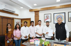 दिग्विजय कॉलेज की अव्यवस्थाओं पर एबीवीपी ने खोला मोर्चा, विधानसभा अध्यक्ष से प्राचार्या को हटाने की मांग