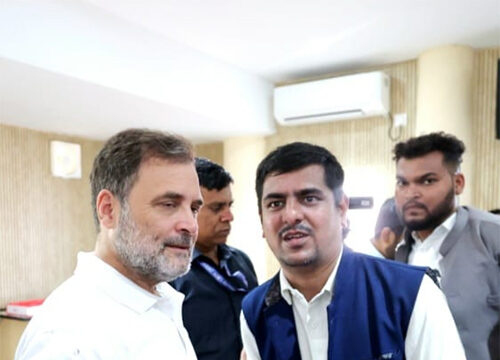 नई दिल्ली में राहुल गांधी से मिले विशु अजमानी, जन्मदिन की दी बधाई