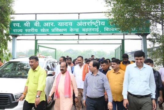 बहतराई खेल प्रशिक्षण केन्द्र में निर्माण और मरम्मत के कार्यों में देरी पर भड़के उप मुख्यमंत्री अरुण साव