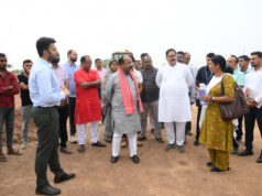 उप मुख्यमंत्री अरुण साव ने इंटिग्रेटेड स्पोर्ट्स स्टेडियम का किया स्थल निरीक्षण, कुछ दिनों पहले शुरू हुआ है काम