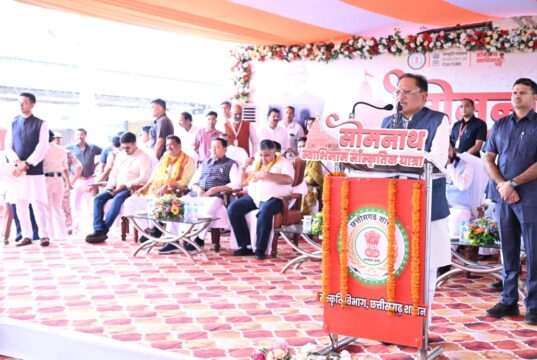 सोमनाथ मंदिर हमारे राष्ट्रीय स्वाभिमान, सांस्कृतिक गौरव और आस्था का प्रमुख केन्द्र : विष्णुदेव साय