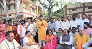 उप मुख्यमंत्री श्री अरुण साव ने 2500 किलोलीटर क्षमता के पानी टंकी निर्माण का किया भूमिपूजन