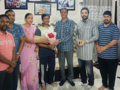 कॉमनवेल्थ रजत पदक विजेता ज्ञानेश्वरी यादव के घर पहुंचे महापौर, परिवार को दी बधाई