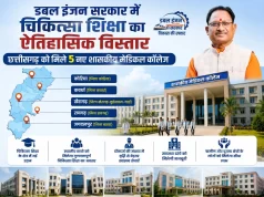 डबल इंजन सरकार में चिकित्सा शिक्षा का ऐतिहासिक विस्तार, छत्तीसगढ़ को मिले 5 नए शासकीय मेडिकल कॉलेज