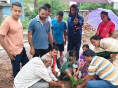 डॉ. श्यामा मुखर्जी जी की 125वीं जयंती पर भाजपा झुग्गी-झोपड़ी प्रकोष्ठ ने प्रधानमंत्री आवास परिसर में छायादार एवं फलदार पौधे लगाकर लिया संकल्प