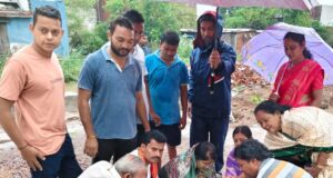 डॉ. श्यामा मुखर्जी जी की 125वीं जयंती पर भाजपा झुग्गी-झोपड़ी प्रकोष्ठ ने प्रधानमंत्री आवास परिसर में छायादार एवं फलदार पौधे लगाकर लिया संकल्प