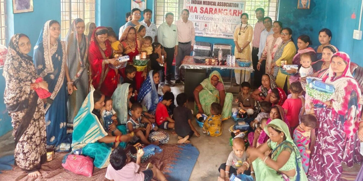 ​कुपोषण के खिलाफ: आईएमए और प्रशासन की जुगलबंदी से संवर रहा 30 बच्चों का बचपन