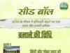 सीड बॉल अभियान- हरियाली बढ़ाने का सरल और प्रभावी माध्यम
