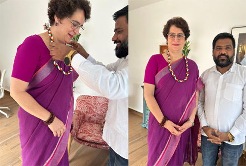 प्रियंका गांधी से मिले कांग्रेस नेता अब्दुल कलाम खान, छत्तीसगढ़ सहित संगठन की मजबूती पर हुई चर्चा