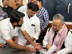 छह माह से बंद सड़क निर्माण से ग्रामीण परेशान, शुभम वैष्णव ने विधानसभा अध्यक्ष से की शिकायत