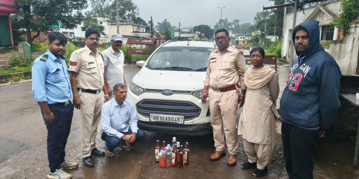 हरियाणा प्रांत की शराब तस्करी एवं कच्ची महुआ शराब के विक्रय पर आबकारी विभाग की कार्रवाई