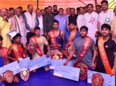 नागपंचमी पर अंबिकापुर में भव्य दंगल कुश्ती प्रतियोगिता