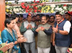 उप मुख्यमंत्री श्री अरुण साव ने अन्नपूर्ति ग्रेन एटीएम का किया शुभारंभ