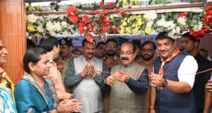 उप मुख्यमंत्री श्री अरुण साव ने अन्नपूर्ति ग्रेन एटीएम का किया शुभारंभ