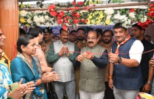 उप मुख्यमंत्री श्री अरुण साव ने अन्नपूर्ति ग्रेन एटीएम का किया शुभारंभ