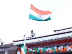 वित्त मंत्री श्री ओपी चौधरी ने रायगढ़ में किया ध्वजारोहण