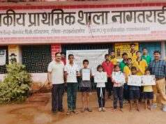 नागतराई में नवोदय विद्यालय की एनएसएस इकाई ने चलाया स्वच्छता अभियान