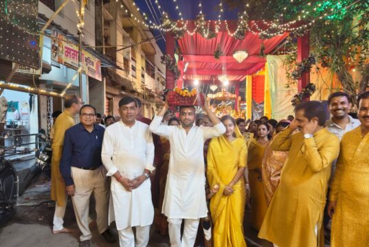 पोथी यात्रा के साथ देवी माहात्म्य कथा का आरंभ