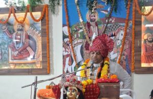 श्री बाबा रामदेव मंदिर, गंजपारा में देवी भागवत का छठवां दिवस