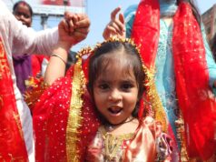 प्रदेश का सबसे बड़ा महाकन्या भोज, 2000 कन्या माता सत्ती चौरा दुर्गा मंदिर के महाकन्या भोज में शामिल हुई